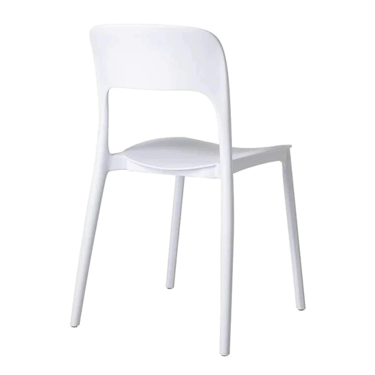 Garnero Arredamenti Sedia da giardino esterno bar dehors impilabile polipropilene bianca Halyard Bianco Hot