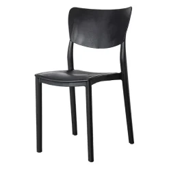 Garnero Arredamenti Sedia da giardino esterno bar dehors impilabile polipropilene grigio Tania Antracite