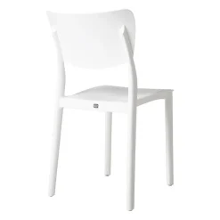 Garnero Arredamenti Sedia da giardino impilabile esterno bar dehors polipropilene Tania Bianco Hot