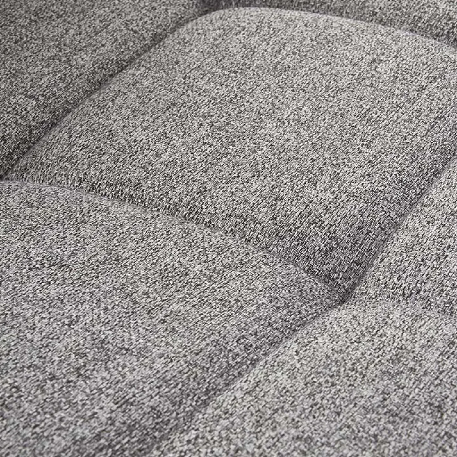 Garnero Arredamenti Sedia da pranzo imbottita in tessuto nero Kristen Grigio Sale