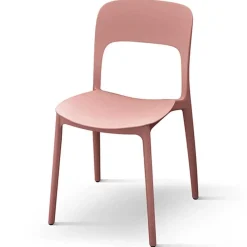 Garnero Arredamenti Sedia da pranzo impilabile moderna polipropilene Halyard Rosa Sale