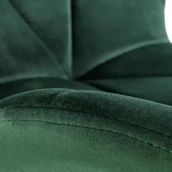 Garnero Arredamenti Sedia da pranzo in tessuto moderna scuro nero Cotton Verde