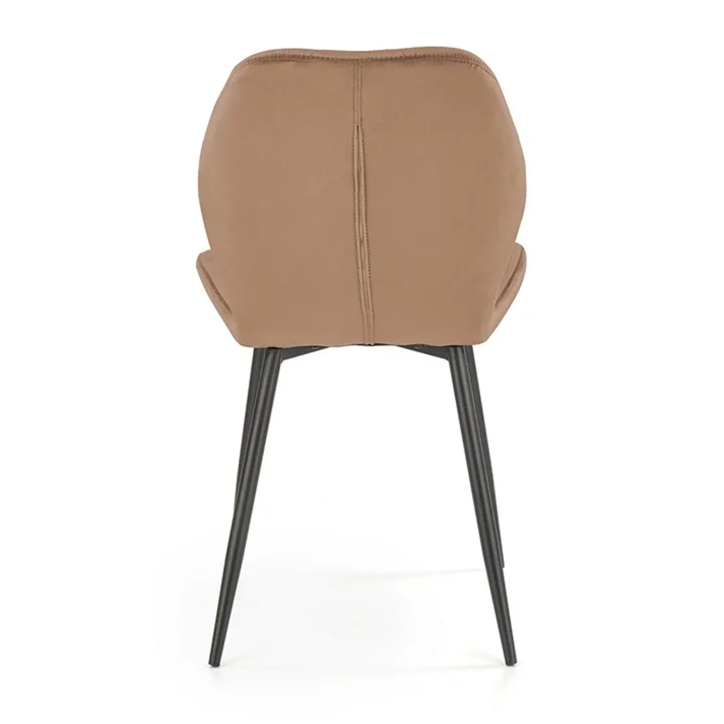 Garnero Arredamenti Sedia da pranzo in tessuto moderna nero Cotton Beige Discount