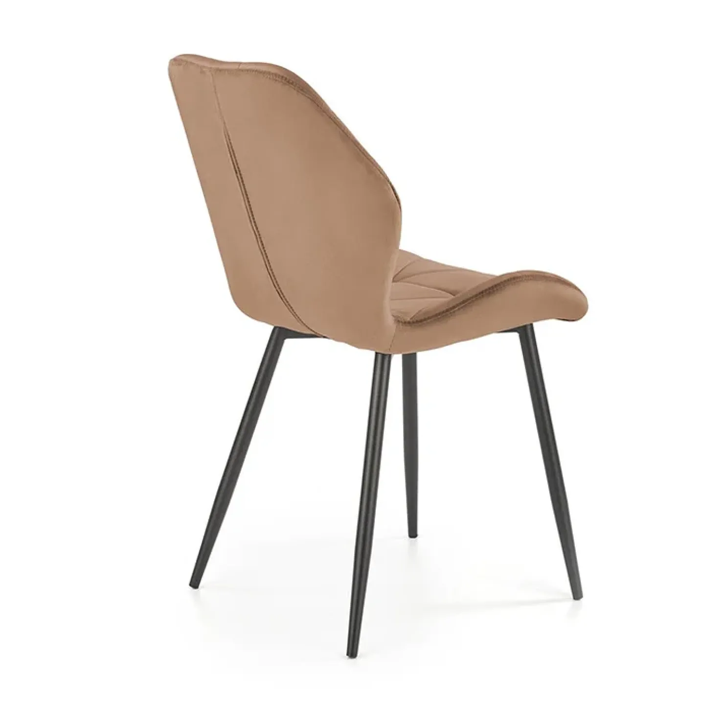 Garnero Arredamenti Sedia da pranzo in tessuto moderna nero Cotton Beige Discount