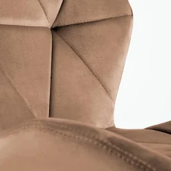 Garnero Arredamenti Sedia da pranzo in tessuto moderna nero Cotton Beige Discount