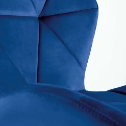 Garnero Arredamenti Sedia da pranzo in tessuto moderna nero Cotton Blu Best