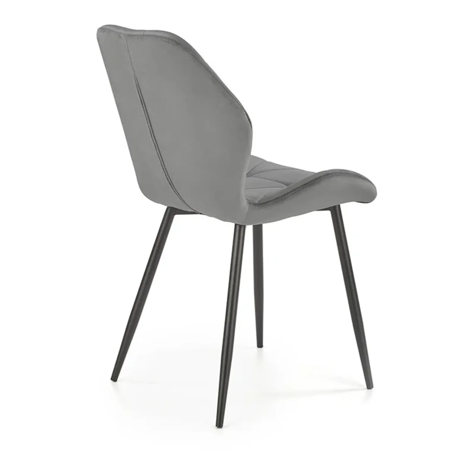 Garnero Arredamenti Sedia da pranzo in tessuto moderna nero Cotton Grigio Online