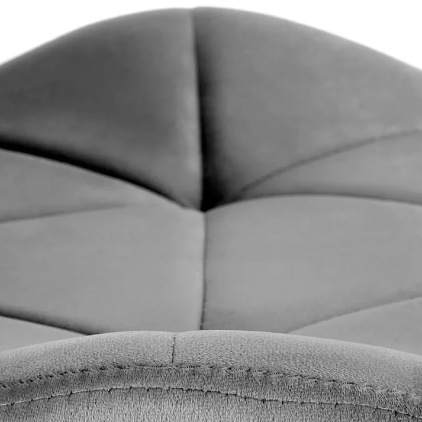 Garnero Arredamenti Sedia da pranzo in tessuto moderna nero Cotton Grigio Online