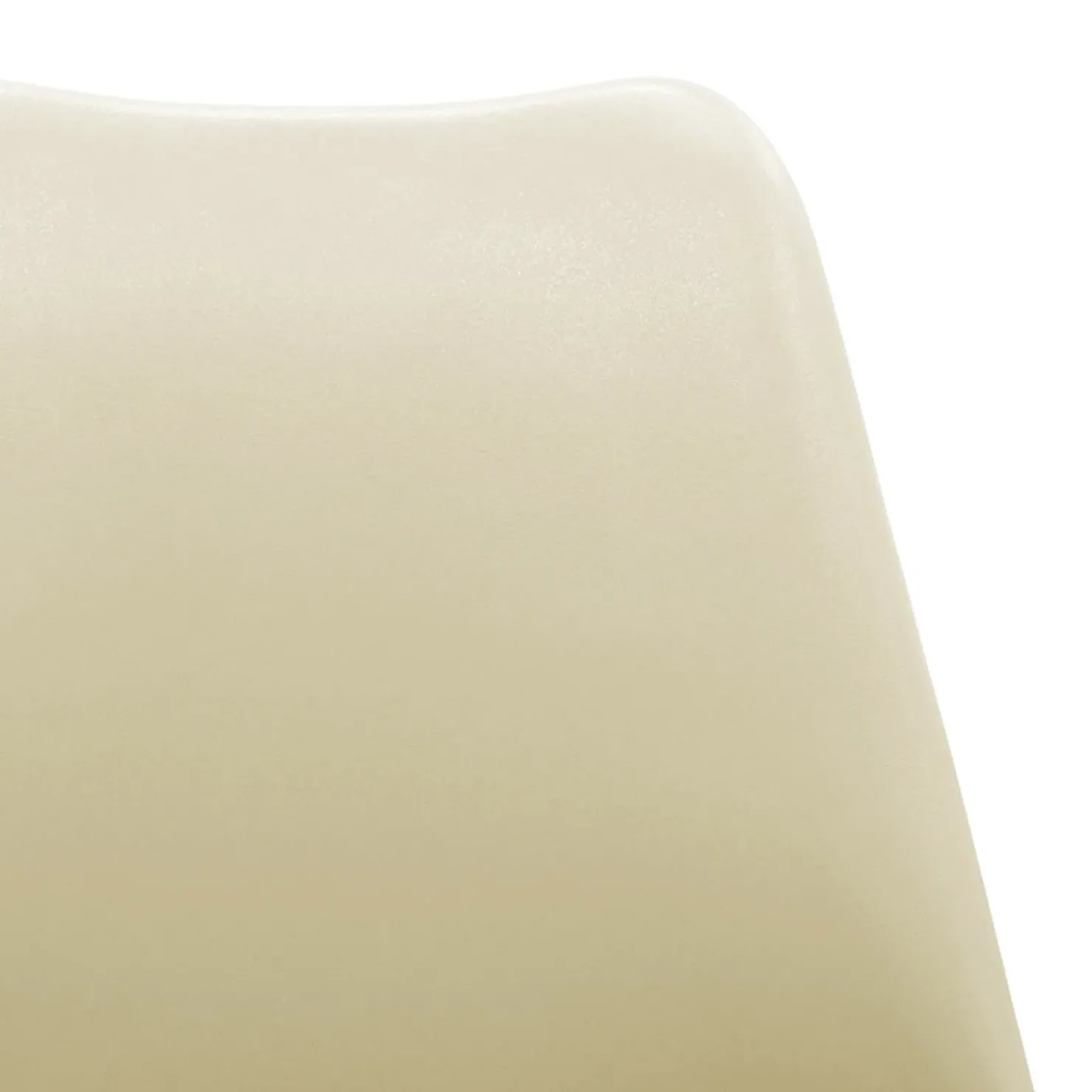 Garnero Arredamenti Sedia da pranzo stile scandinavo imbottita beige gambe legno Riccia Beige - Rovere Best