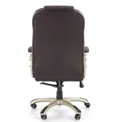 Garnero Arredamenti Sedia da ufficio classica in ecopelle marrone ottone Eclipse Best