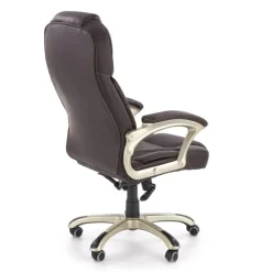 Garnero Arredamenti Sedia da ufficio classica in ecopelle marrone ottone Eclipse Best