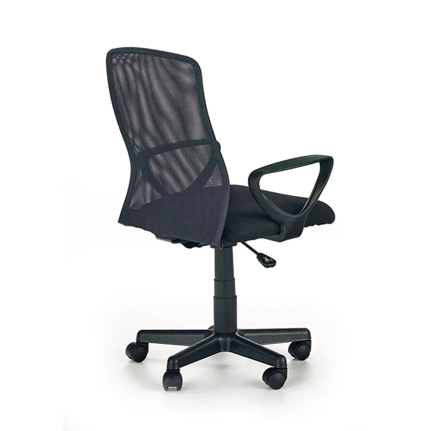 Garnero Arredamenti Sedia da ufficio con braccioli in tessuto nero grigio Pixie New