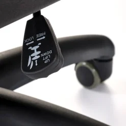 Garnero Arredamenti Sedia da ufficio con braccioli e ruote regolabile imbottita in Marilu Ecopelle Beige Online