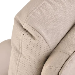 Garnero Arredamenti Sedia da ufficio con braccioli e ruote regolabile imbottita in Marilu Ecopelle Beige Online