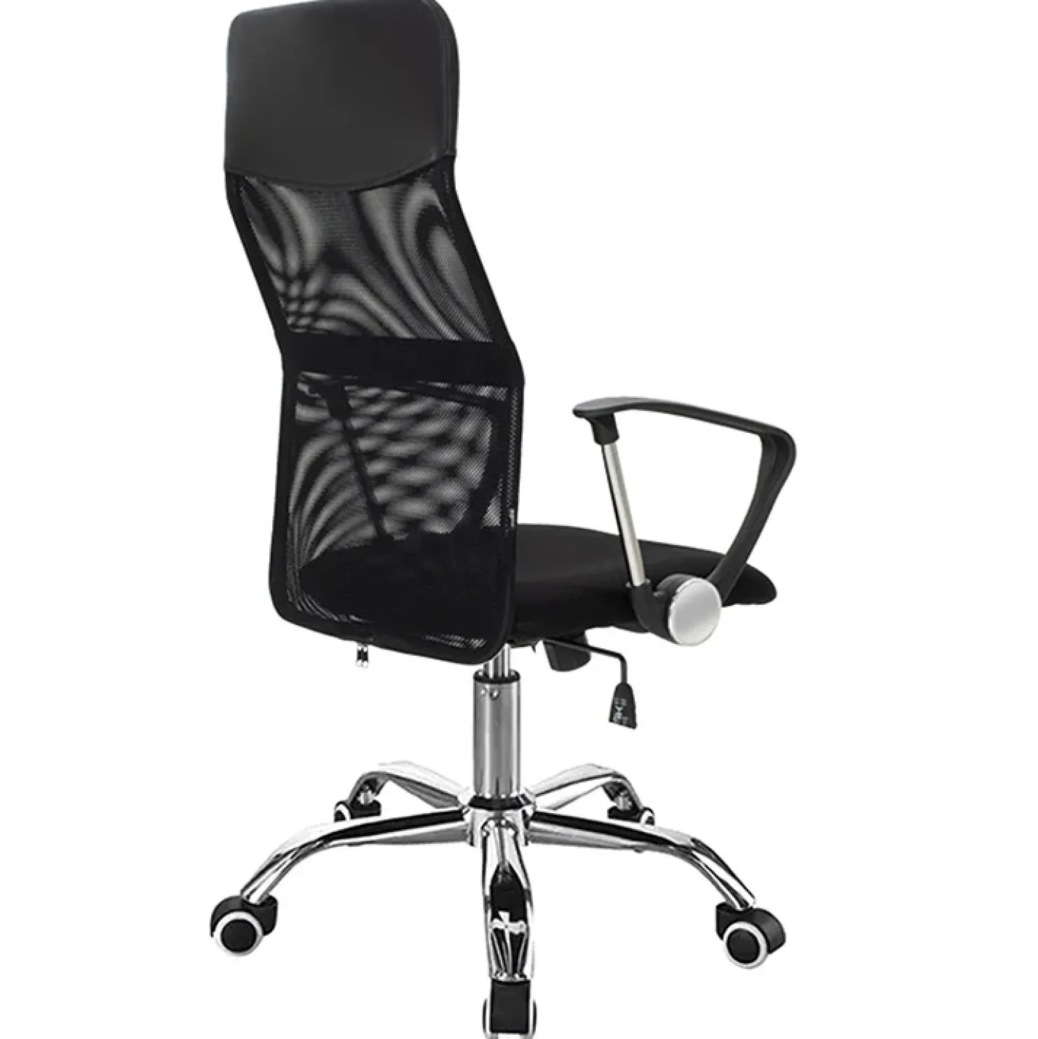 Garnero Arredamenti Sedia da ufficio con braccioli e rotelle girevoli tessuto nero Essen Sale