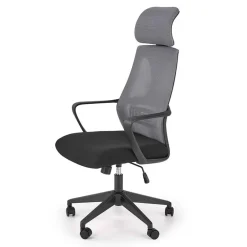 Garnero Arredamenti Sedia da ufficio con ruote in tessuto rete grigio nero Clay Nero - Grigio Hot