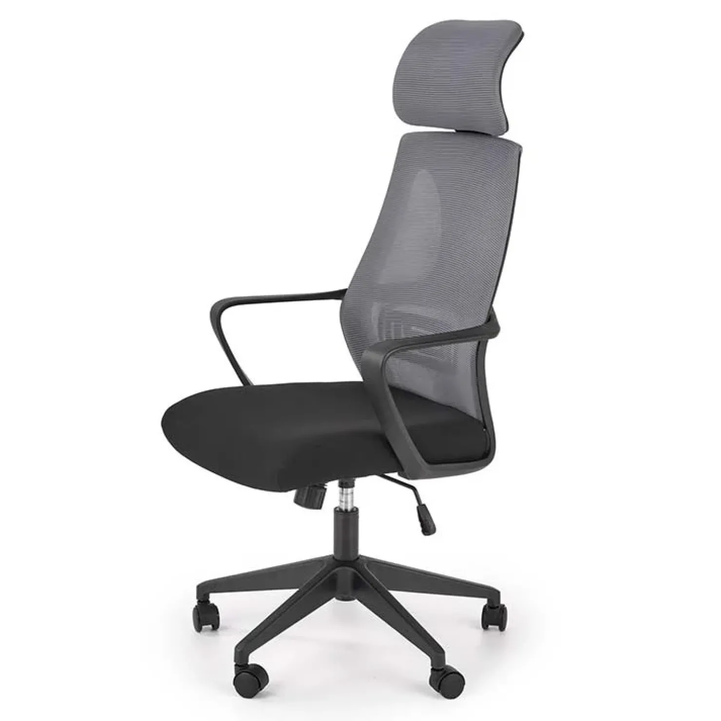 Garnero Arredamenti Sedia da ufficio con ruote in tessuto rete grigio nero Clay Nero - Grigio Hot