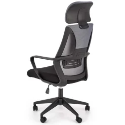 Garnero Arredamenti Sedia da ufficio con ruote in tessuto rete grigio nero Clay Nero - Grigio Hot