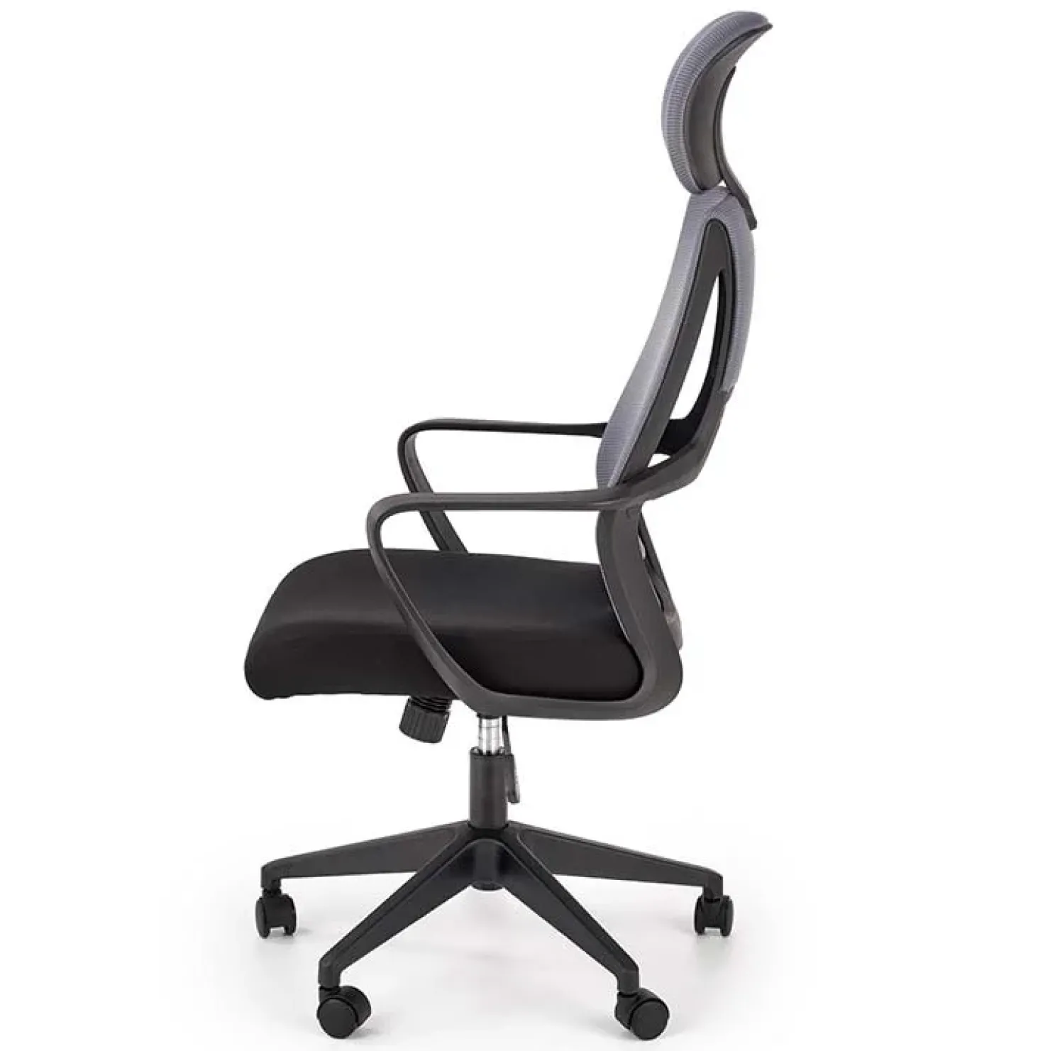 Garnero Arredamenti Sedia da ufficio con ruote in tessuto rete grigio nero Clay Nero - Grigio Hot