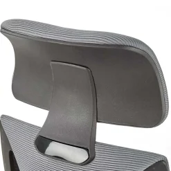 Garnero Arredamenti Sedia da ufficio con ruote in tessuto rete grigio nero Clay Nero - Grigio Hot