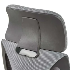 Garnero Arredamenti Sedia da ufficio con ruote in tessuto rete grigio nero Clay Nero - Grigio Hot