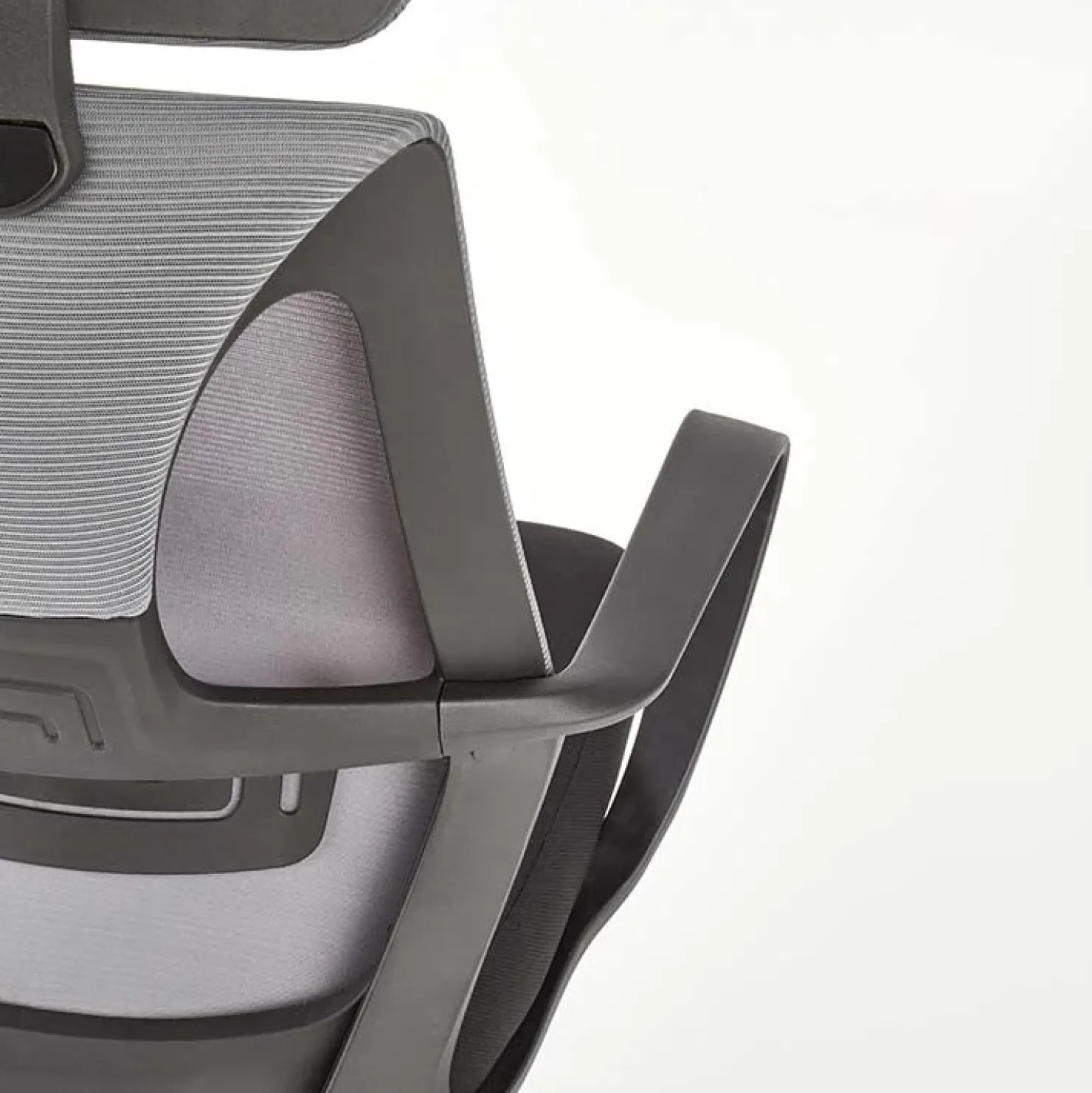 Garnero Arredamenti Sedia da ufficio con ruote in tessuto rete grigio nero Clay Nero - Grigio Hot