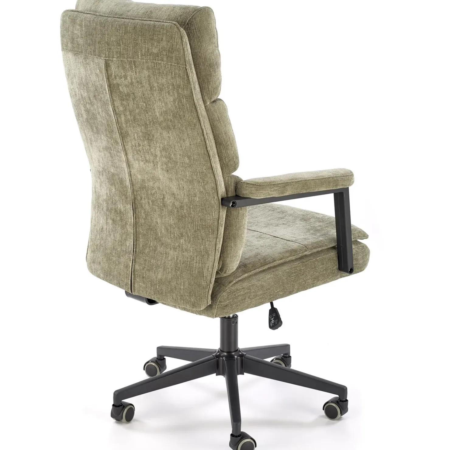 Garnero Arredamenti Sedia da ufficio con ruote e braccioli in tessuto oliva Yara Verde Online