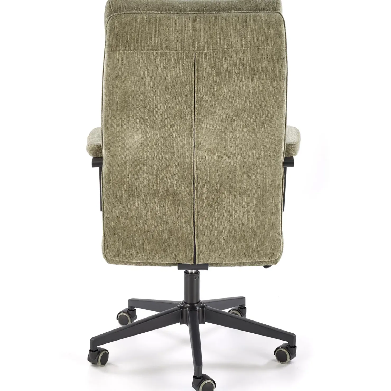 Garnero Arredamenti Sedia da ufficio con ruote e braccioli in tessuto oliva Yara Verde Online
