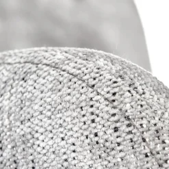 Garnero Arredamenti Sedia da ufficio con ruote in tessuto grigio chiaro Tadea Clearance