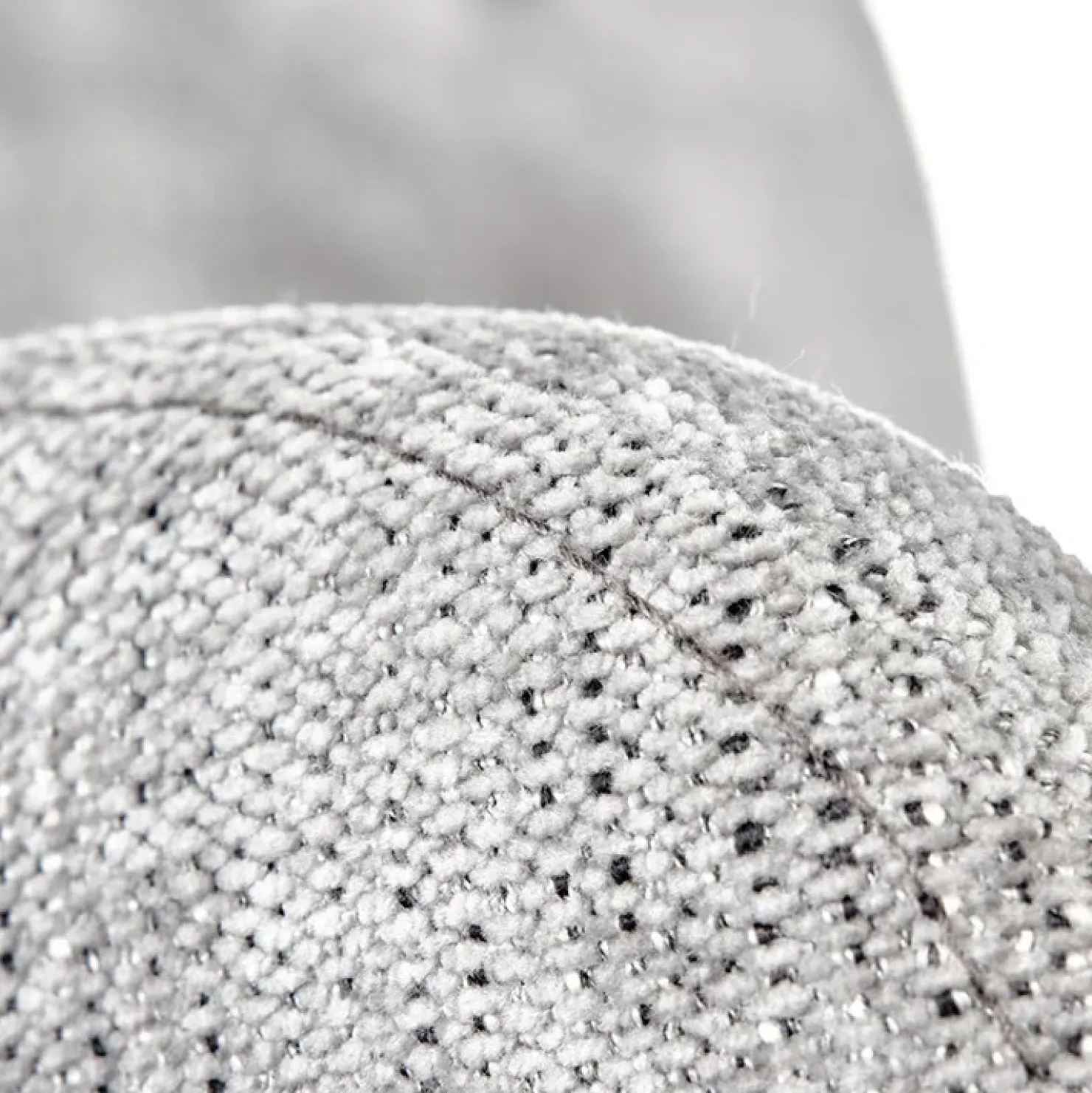 Garnero Arredamenti Sedia da ufficio con ruote in tessuto grigio chiaro Tadea Clearance