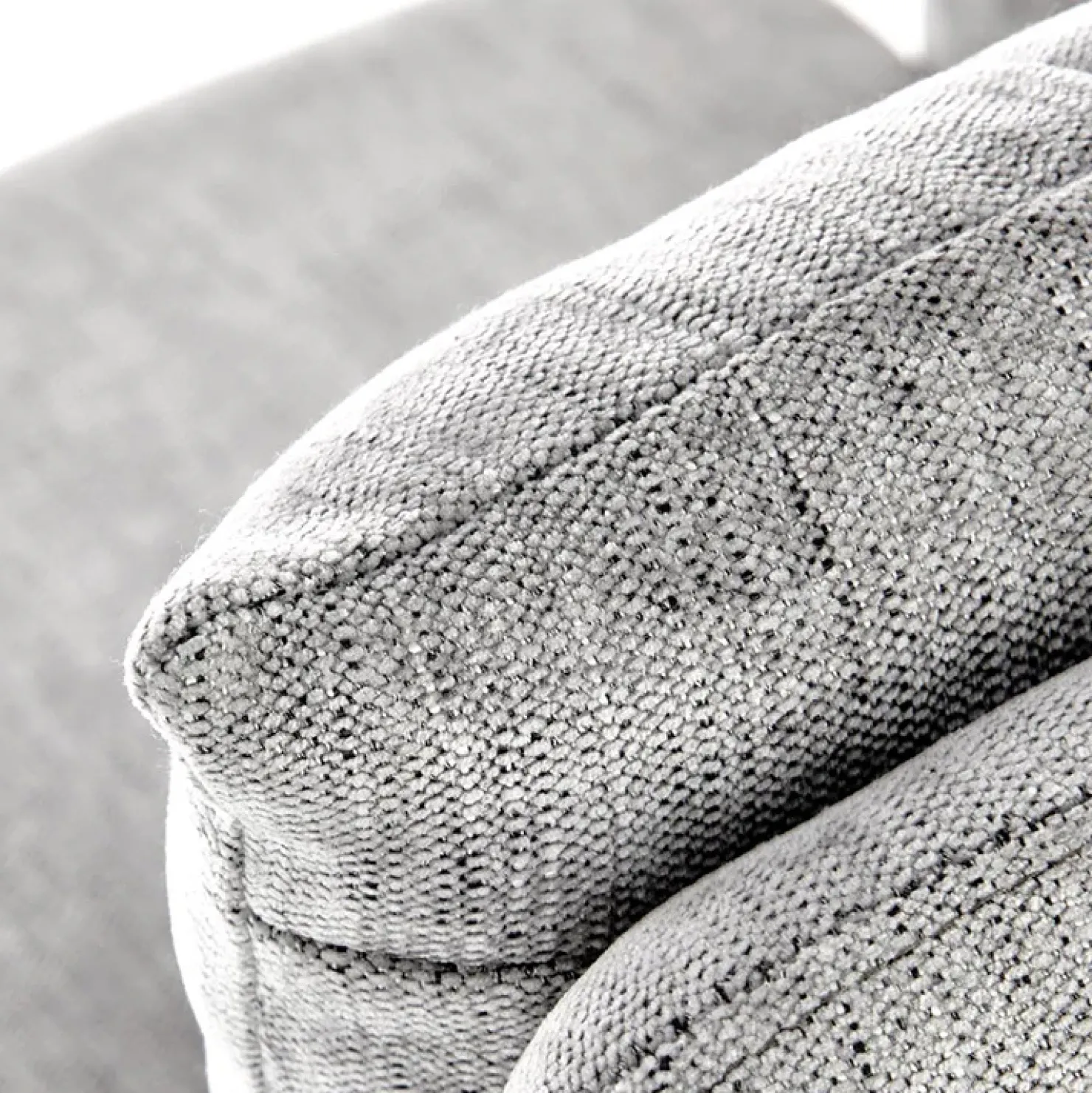 Garnero Arredamenti Sedia da ufficio con ruote in tessuto grigio chiaro Tadea Clearance