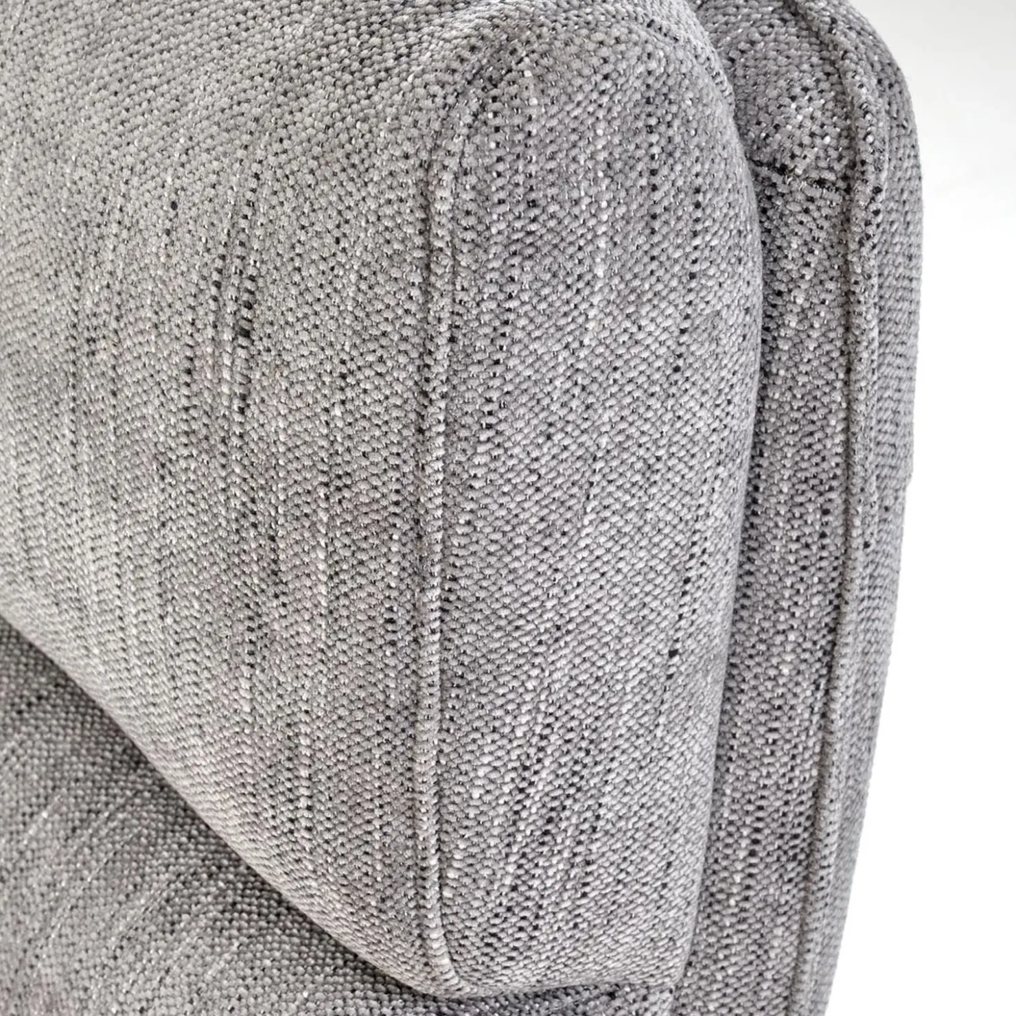 Garnero Arredamenti Sedia da ufficio con ruote e braccioli in tessuto Yara Grigio New