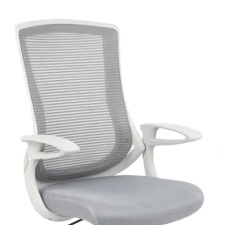 Garnero Arredamenti Sedia da ufficio design in tessuto grigio bianca Diesel Best