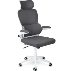 Garnero Arredamenti Sedia da ufficio design moderno con ruote grigia Deskisy Online