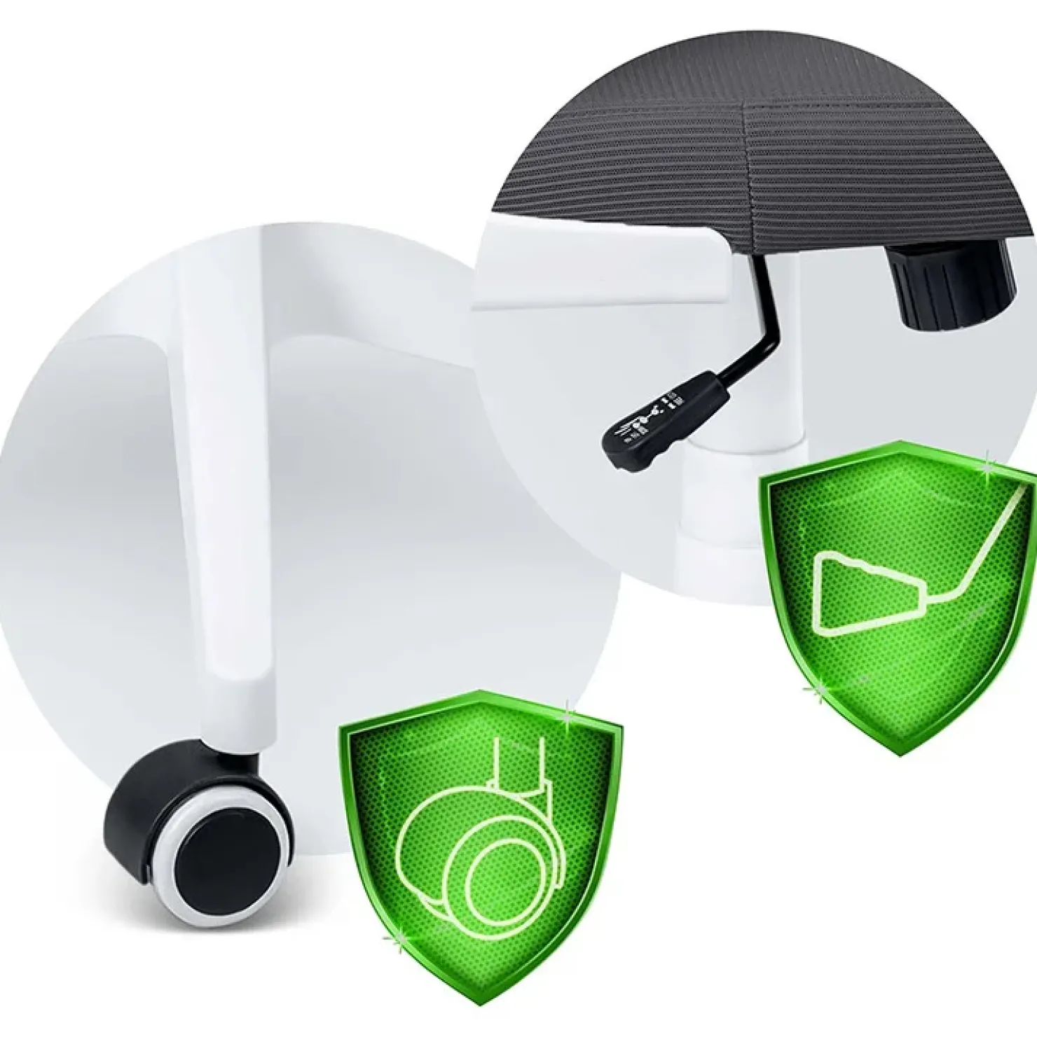 Garnero Arredamenti Sedia da ufficio design moderno con ruote grigia Deskisy Online