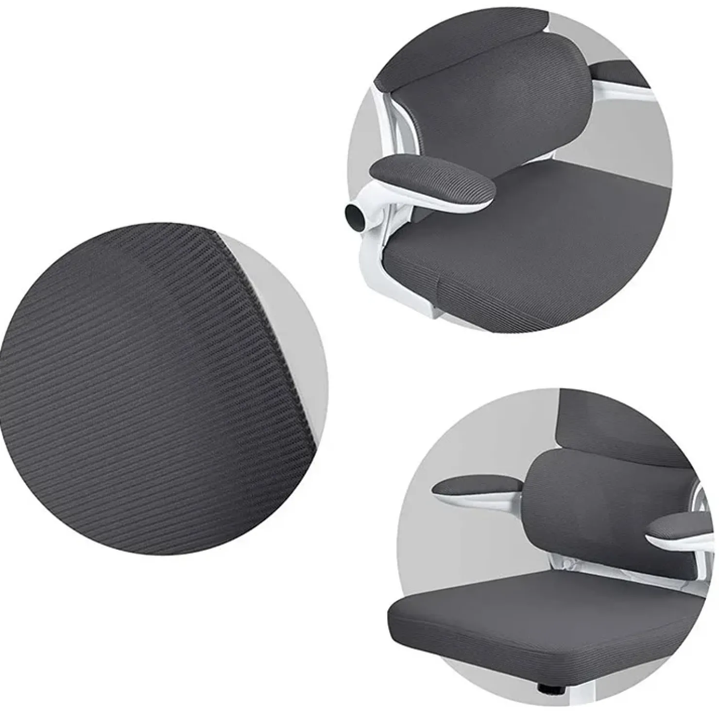 Garnero Arredamenti Sedia da ufficio design moderno con ruote grigia Deskisy Online