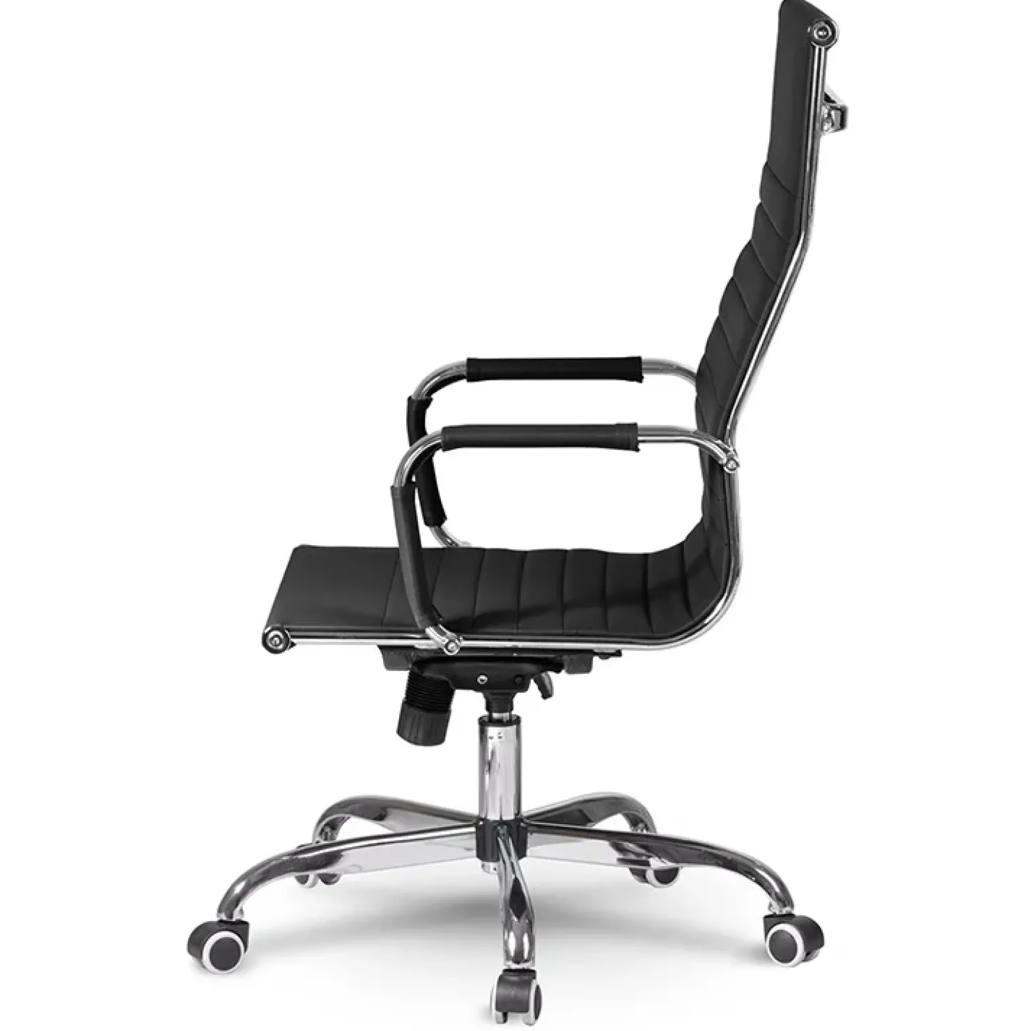 Garnero Arredamenti Sedia da ufficio design moderno con ruote nera Ergoflex Discount