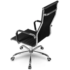 Garnero Arredamenti Sedia da ufficio design moderno con ruote nera Ergoflex Discount