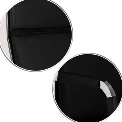 Garnero Arredamenti Sedia da ufficio design moderno con ruote nera Workisy Hot