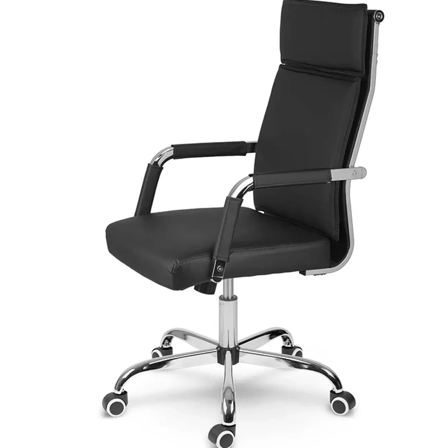 Garnero Arredamenti Sedia da ufficio design moderno con ruote nera Workisy Hot