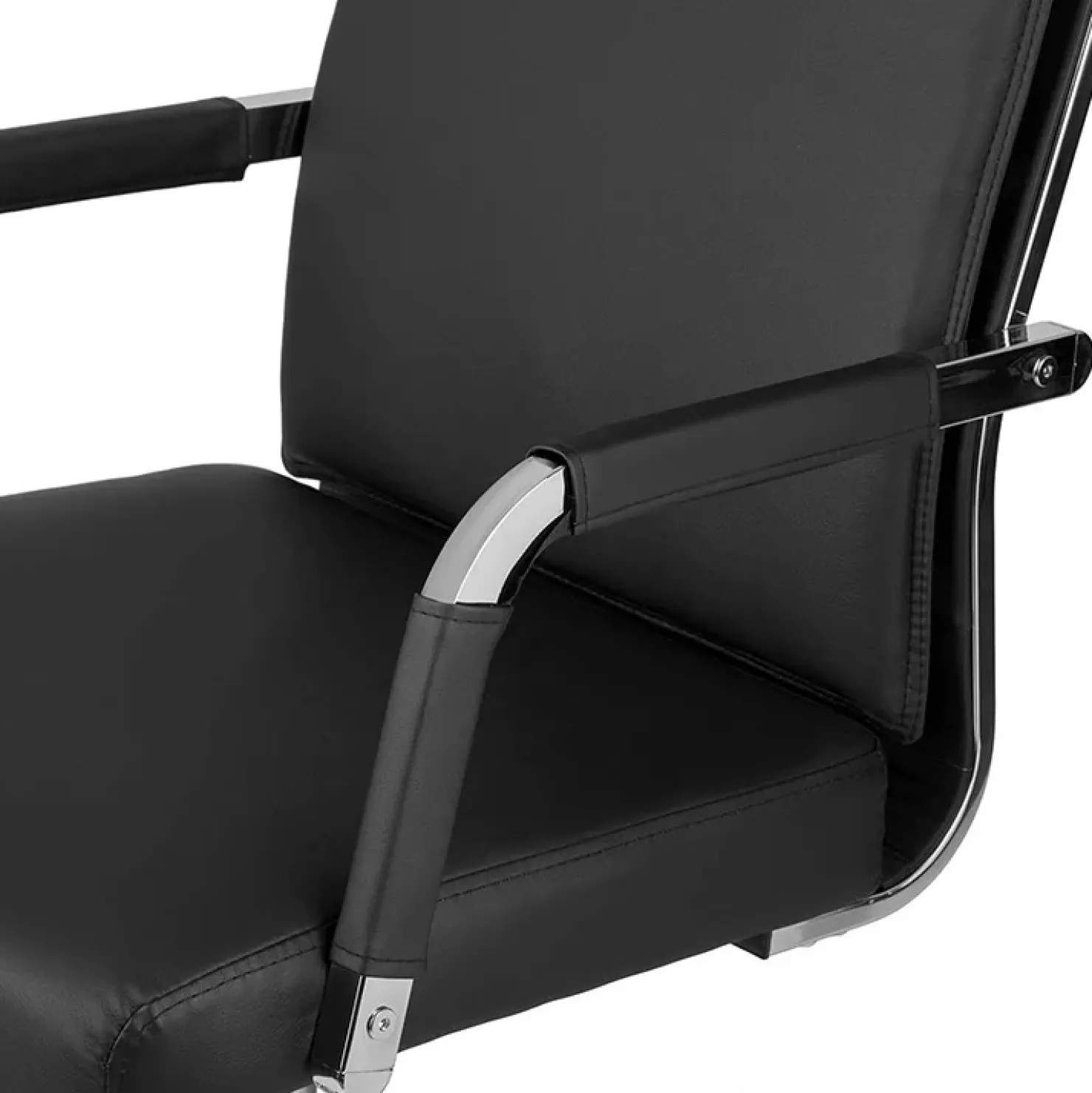 Garnero Arredamenti Sedia da ufficio design moderno con ruote nera Workisy Hot