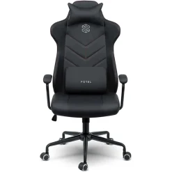 Garnero Arredamenti Sedia da ufficio ecopelle design moderno con ruote nero Ergosupport Online