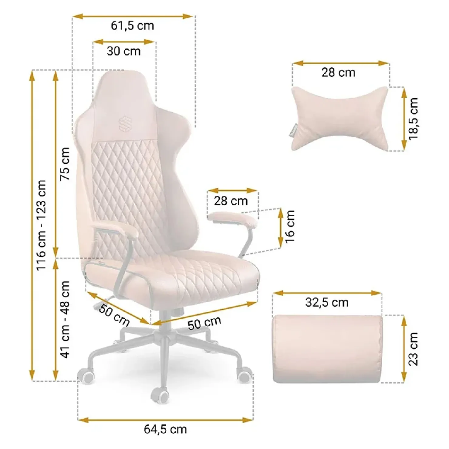 Garnero Arredamenti Sedia da ufficio ecopelle design moderno con ruote marrone Relaxpro Outlet