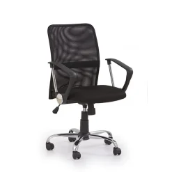 Garnero Arredamenti Sedia da ufficio girevole in tessuto Shelly Nero Hot