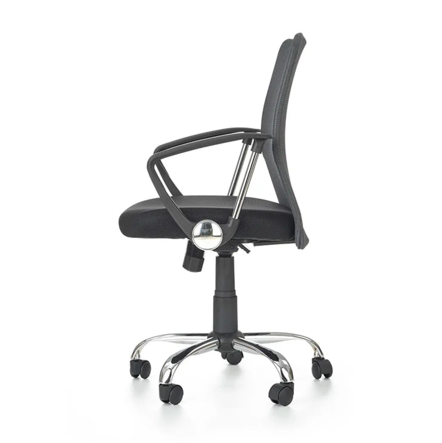 Garnero Arredamenti Sedia da ufficio girevole in tessuto nero grigio Shelly Nero - Grigio Hot