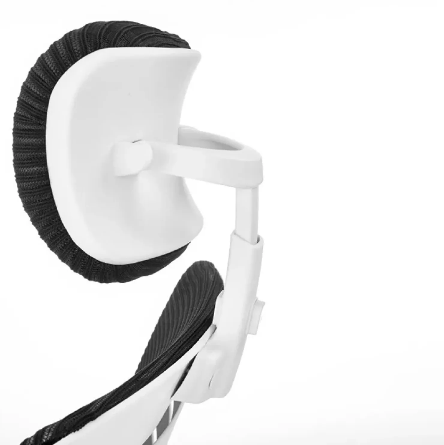 Garnero Arredamenti Sedia da ufficio in tessuto con ruote nero bianco Jumper Best