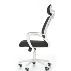 Garnero Arredamenti Sedia da ufficio in tessuto con ruote nero bianco Jumper Best