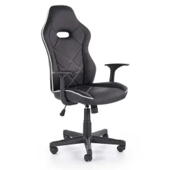 Garnero Arredamenti Sedia da ufficio presidenziale con ruote regolabile nero bianco Hill Hot