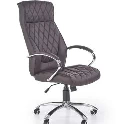 Garnero Arredamenti Sedia da ufficio presidenziale con ruote regolabile marrone Bentley Sale