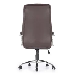 Garnero Arredamenti Sedia da ufficio presidenziale con ruote regolabile marrone Bentley Sale